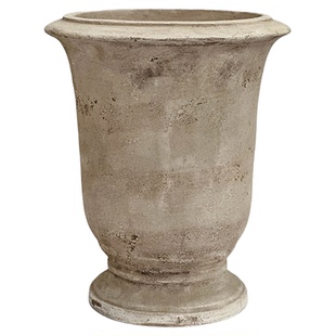 帝罗马中古做旧粗陶盆陶盆红陶土粗砂透气手工陶罐花坛复古陶盆