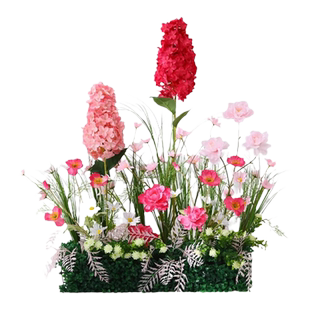 仿真花造景假花假草摆设室内大型绿植物摆件软装花艺场景布置花丛