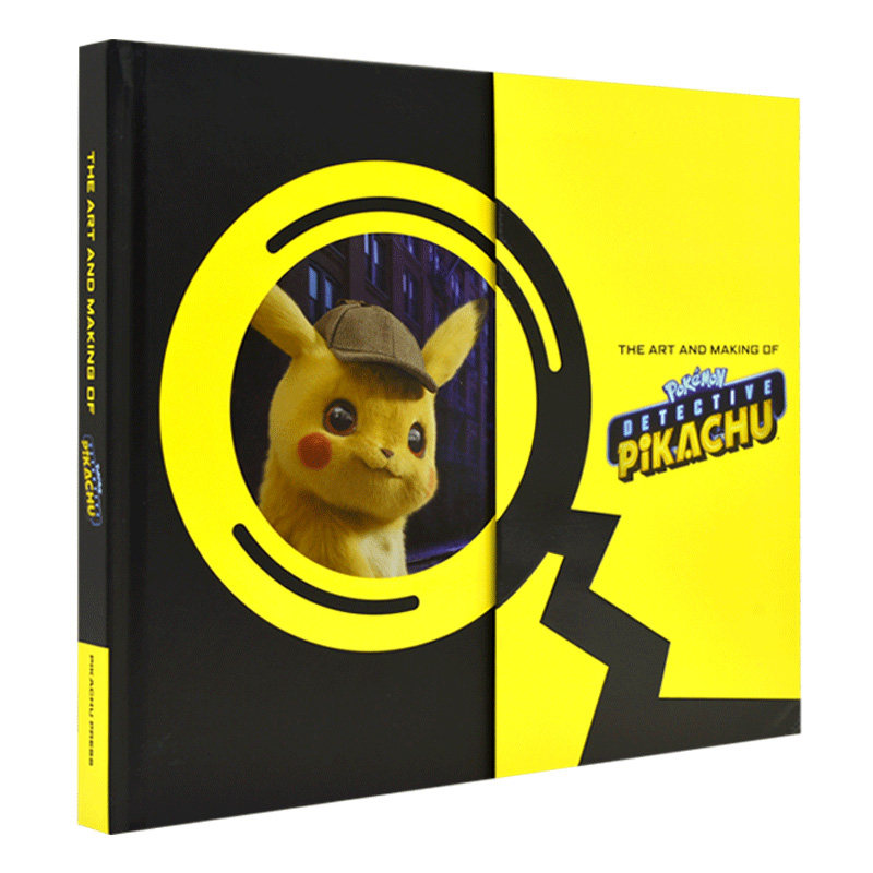 现货 大侦探皮卡丘电影艺术画册设定集 英文原版 The Art and Making of Pokémon Detective Pikachu 神奇宝贝宠物小精灵 精装