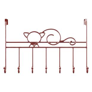 门后挂钩神器挂衣架置物架门上背式挂架免打孔卧室背后钩衣服收纳