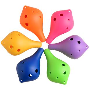 陶笛6孔中音C调塑胶初学入门防摔树脂六孔AC塑料儿童学生成人乐器