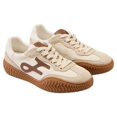 fed素纹临径休闲鞋春季新款女鞋厚底德训鞋时尚阿甘鞋女款 ZCB321