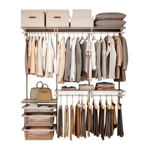 铂耐步入式衣帽间定制小户型墙上整体开放式衣柜衣橱现代简约衣柜