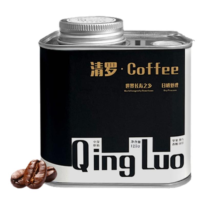 清罗咖啡寻香手冲意式特级咖啡豆拿铁意式低酸日晒富硒中度烘焙