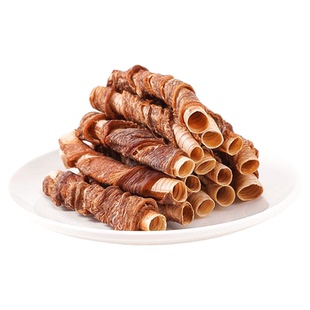 迪迪妈小狗磨牙棒鸭肉干缠鹅喉管小型犬零食磨牙棒幼犬护关节软骨