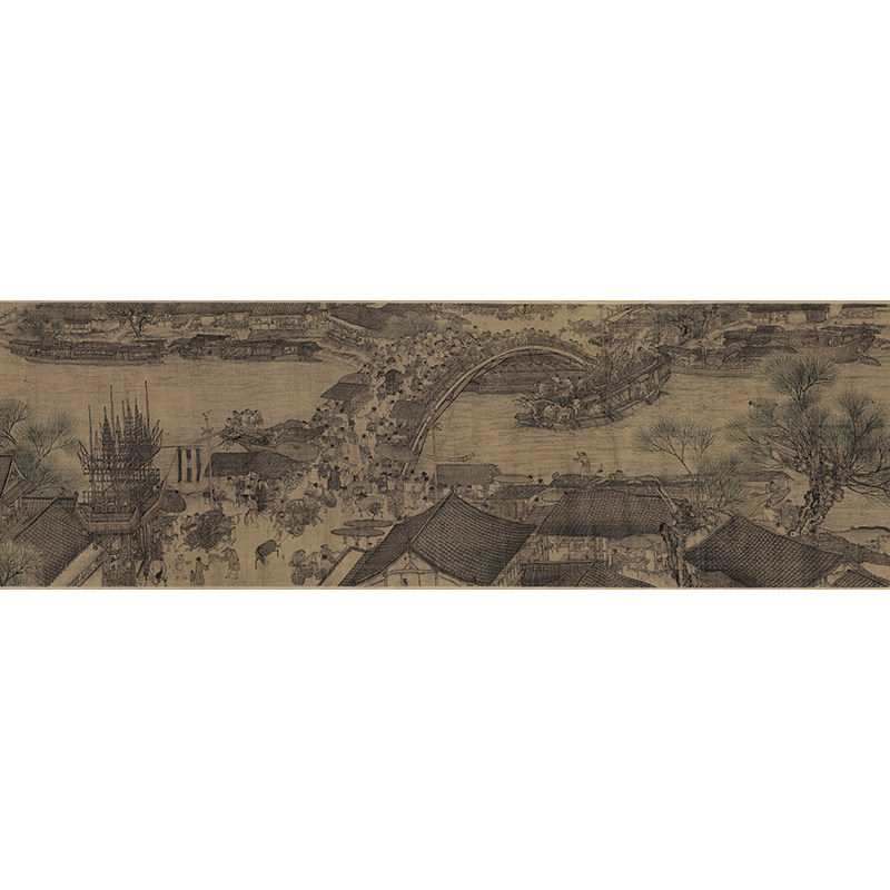张择端清明上河图全景十大名画