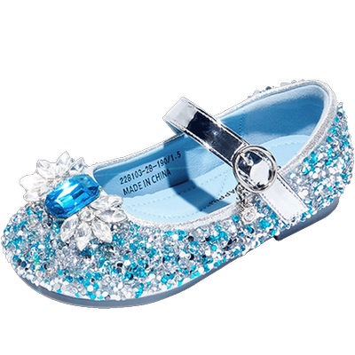 斯纳菲闪亮爱莎水晶公主鞋