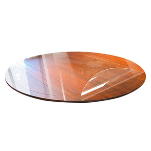 折叠圆桌实木家具耐高温防刮贴膜哑光大理石餐桌子防烫透明保护膜