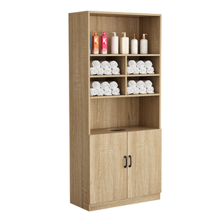 毛巾柜木质挂衣柜美发店美容院展示柜货柜可做背景柜隔断柜更衣柜