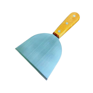 5寸 6寸加厚1.5MM精钢铲刀烤冷面铁板专用煎铲不锈钢铲刀开刃铲子