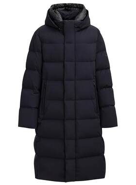 雪伦男士大被子加厚长款鹅绒服