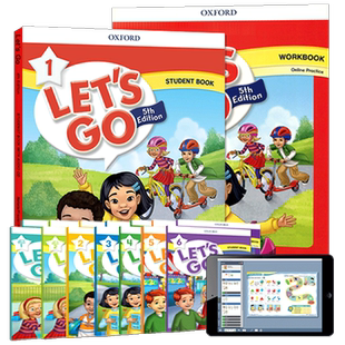 【自营】新版 letsgo教材 牛津少儿英语letsgo letsgo第五版 1 2 3 4 5 6级 6-12岁少儿英语小学生课外辅导培训机构教材 let's go