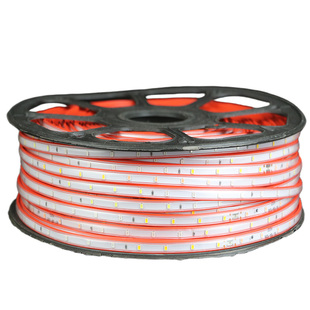 220V七彩流水跑马灯彩灯变色灯招牌超亮led灯条户外防水红宝石