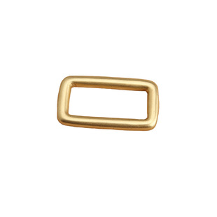 纯铜 包包方环连接口字环皮艺专用 环保纯黄铜手袋用方圈 环圈 方