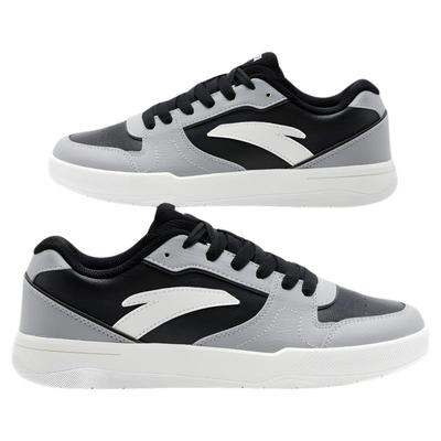 安踏板鞋男生低帮百搭运动休闲鞋