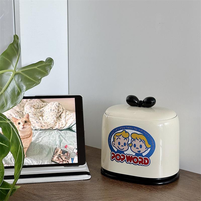 *漂亮的小姨妈*简约桌面垃圾桶家用轻奢杂物桶学生宿舍桌上废纸篓