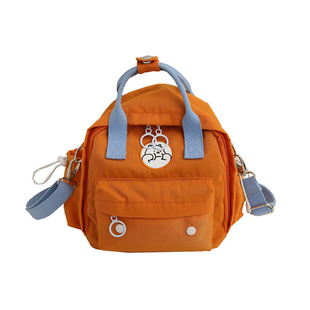 上新小包包双肩包女小清新少女日系软妹帆布斜跨背包百搭迷你书包