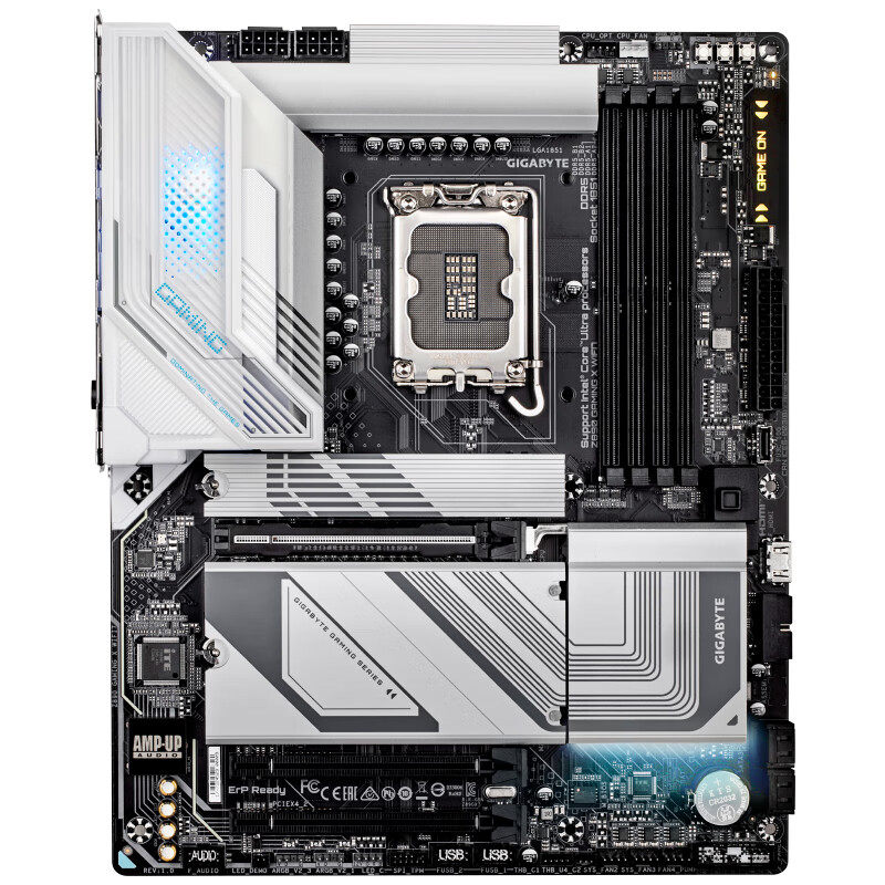 技嘉主板Z890冰雕/魔鹰/小雕搭酷睿ultra英特尔265K 285K台式电脑