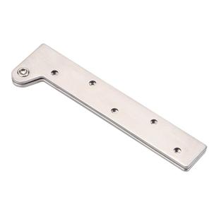 不锈钢鸡嘴铰链风水镜化妆镜一字门轴合页7字型180旋转天地轴五金