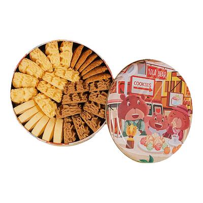 优乐熊小熊黄油曲奇饼干礼盒香港式特产休闲零食糕点心甜品送礼