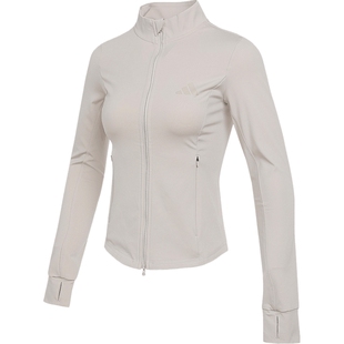 adidas阿迪达斯女子运动训练休闲修身立领夹克外套KF2665