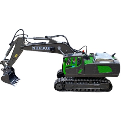 11通道合金遥控挖掘机充电玩具