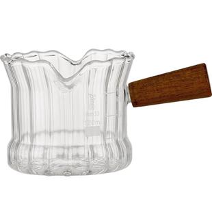 bincoo咖啡杯意式浓缩杯子萃取杯咖啡机接液量杯玻璃小奶盅盎司杯