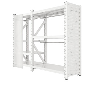 金属衣柜卧室家用出租屋衣架简易钢制组装铁皮柜洞洞板组合衣橱柜