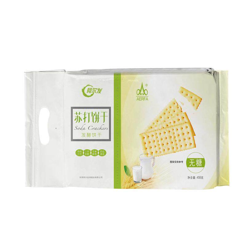 阿尔发无糖小零食包装苏打饼干