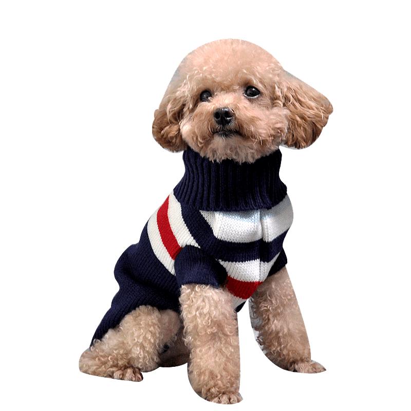 狗狗衣服毛衣秋冬天早晚保暖打底衫圣诞小鹿编织泰迪博美鹿犬网红