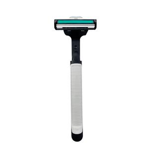 通用款剃须刀双层刀片两层男士刮胡刀剃毛刀老式手动2层胡须刀头