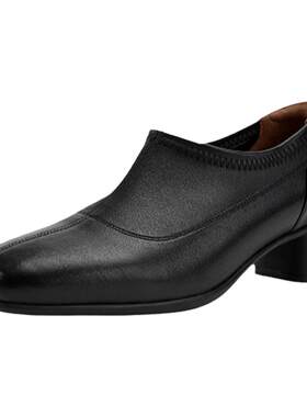 马内尔秋季时尚个性简约单鞋女