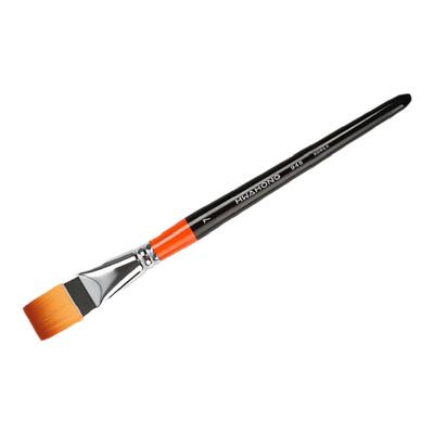 进口华虹尼龙毛平头水彩丙烯画笔