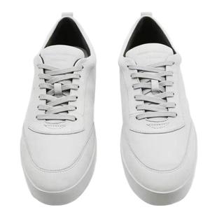 西班牙MD原单小众男鞋真皮反绒透气圆头板鞋休闲系带小白鞋