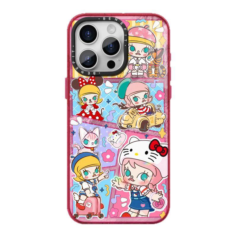 benefit拼接个性潮流女孩18pro17适用于iphone16promax苹果15PRO磁吸手机壳13新款14防摔1
