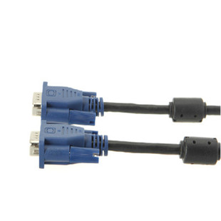 包邮VGA线 3+5蓝头VGA线1.5米 15针对15针VGA高清线 显示器连接线