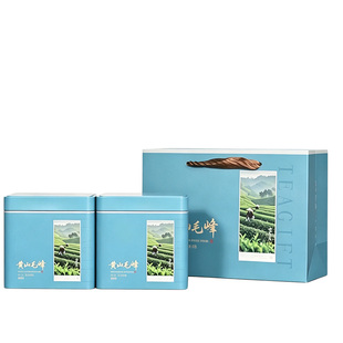 正宗黄山毛峰高山云雾绿茶250g特级茶叶口粮官方旗舰店礼盒款嫩芽