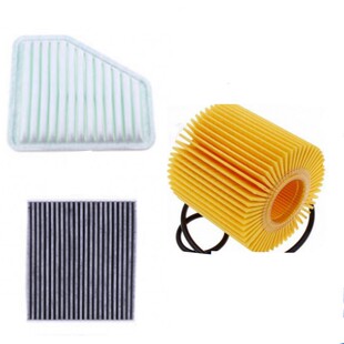 适配08-15款埃尔法Alphard 20系2.4 3.5空气滤芯空调滤机油格三滤