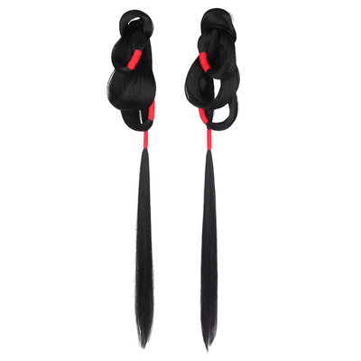 古装汉服假发一体式全发丝盘发