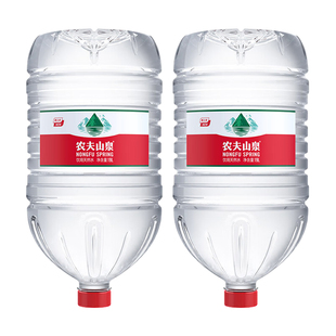 百亿 农夫山泉桶装水19L*2桶家庭大瓶12.9L天然饮用水非矿泉水
