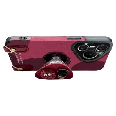 煤球咖啡小羊皮壳适用华为pura70