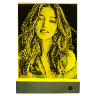 玻璃画定制锤子画真人照片定制生日送女友老婆结婚周年纪念日礼物