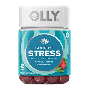 OLLY元气舒压stress睡眠GABA氨基丁酸舒缓情绪压力缓解助眠软糖