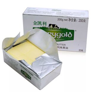 金凯利黄油防弹咖啡专用草饲黄油200g淡味装生酮饮食黄油烘焙