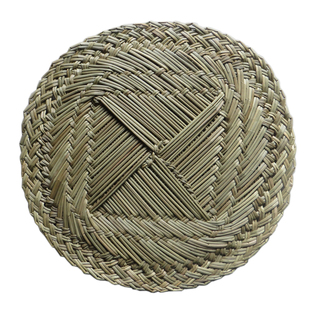 3个蒸笼草垫 蒸笼草垫子 圆形蒸笼垫 小笼包子垫馒头垫子笼屉草垫