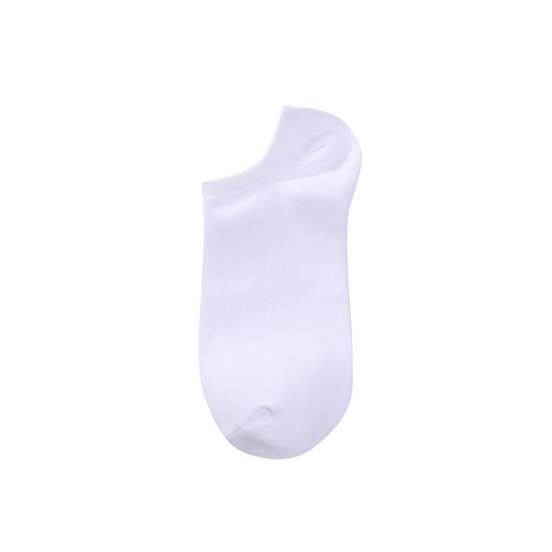 5双装男士纯棉袜子纯色低帮短袜浅口隐形夏季薄短筒袜全白色船袜