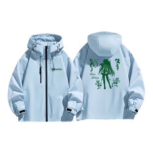 Rewrite神户小鸟 中津静流 Key社动漫二次元周边冲锋衣外套上衣服