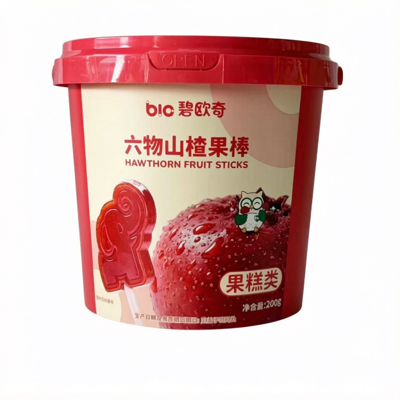 碧欧奇六物山楂果棒棒糖儿童零食
