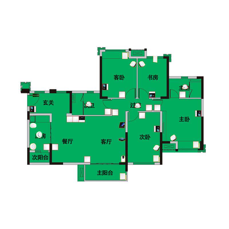 适用小米家水电布线全屋智能系统陪跑绿米Aqara智能家居设计方案