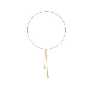 Onchic灵蛇流光毛衣链珍珠项链长款小众可调节轻奢高级感气质精致